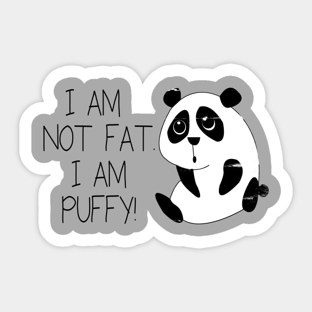 Not fat Sticker by scastal